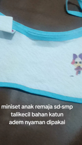 12PCS MINISET TALI KECIL/TALI BESAR ANAK PEREMPUAN REMAJA SD/SMP /BRA CEWEK MOTIF KARAKTER