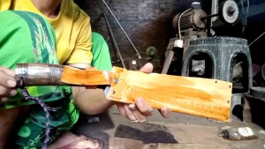 pisau berkebun tebas kayu/ bambu baja per sepuh