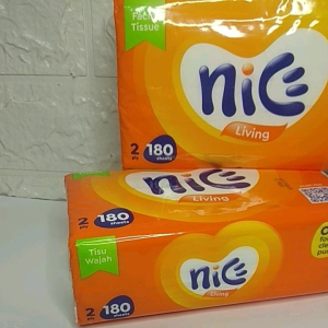 Tisu nice living tisu wajah 180 shet 2 ply