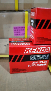 Ban Dalam Sepeda Ukuran 20 x 1.50 / 1.75 Kenda Butyl Rubber Pentil Motor Presta Panjang AV48 FV60 Anak Lipat BMX Mini | High Quality