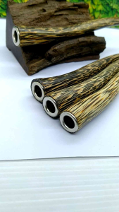 Once pipa kayu Liwung hitam model S 12cm C227