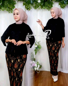 Set Kebaya Kartini Brokat Kebaya Wisuda Modern Kebaya Kondangan Remaja Dewasa