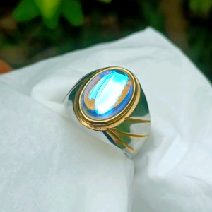 CINCIN BATU KALIMAYA INDIA PELANGI RING TITANIUM SUPER