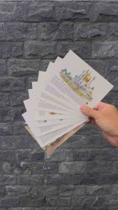 Postcard Design Malaysia Perak Ipoh History Landmarks Watercolour Concept (BUY 10 FREE 1)
