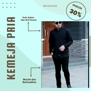 Kemeja polos Casual Pria Lengan panjang Bahan Katun Premium BEST QUALTY BAYAR DITEMPAT