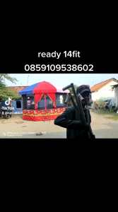 trampoline bulat 10fit samapai 16fit