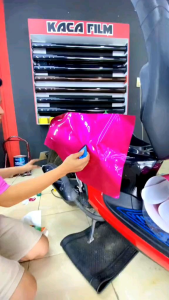 Skotlet Stiker Motor Pink Candy Metalic Super Glossy