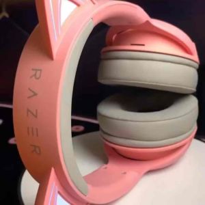 Razer Kraken Kitty V2 BT QUARTZ EDITION หูฟังบลูทูธไร้สาย รุ่นหูแมว พร้อมไฟ Chroma RGB