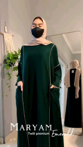 Kaftan Wanita Cantik Fairuz Maryam / Gamis Lebaran