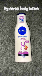Nivea Night Nourish Extra Bright 190ml Body Lotion Vitamin C Mencerahkan Kulit 190 ml