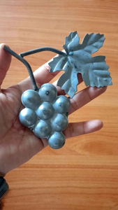 1 ชิ้น #พวงองุ่นเหล็กปั๊ม #พวงองุ่นเหล็ก พวงใหญ่