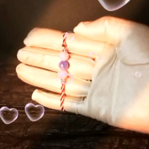 Gelang Tridatu Aura Cinta Batu Kuarsa Mawa By Klenting Bali