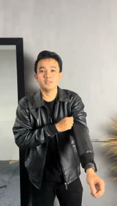 Jaket Pria Kulit Sintetis terbaru Bomber/ Jaket Kulit Pria Kulit Sintetis Motor Terlaris