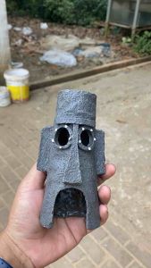 HIASAN AQUARIUM-RUMAH SQUIDWARD FULL RESIN-MINIATUR-ASESORIS AQUASCAPE