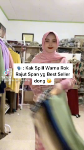 ROK SPAN RAJUT PANJANG WANITA PREMIUM