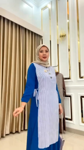 Givanny Dress Set Crinkle Airflow Premium Busui Friendly