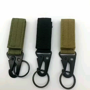 Carabiner Military Tactical Nylon Belt Kait Karabiner Gantungan Kunci Multifungsi