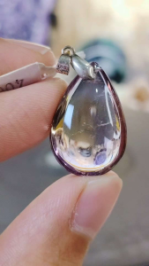 Natural High Grade Bolivia Ametrine Crystal Pendant AT04 #Crystalpendant