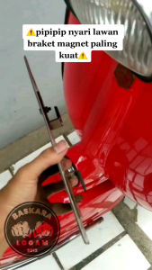 Dudukan Plat Nomor Magnet Vespa Sprint Primavera GTS S LXV Matic Nopol Nomer Samping Bracket