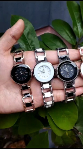 |||Bisa COD||| JAM TANGAN MIRETE FASHION SETENGAH KERAMIK WANITA.JAM 100%REALPICTGRATIS BATERAI CADANGAN.