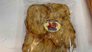 ปลาเก๋าทุบอบซอส บรรจุถุงละ 500 กรัม