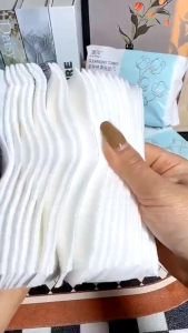 Cleansing Towel/ Handuk Pembersih Wajah Sekali Pakai Bahan Katun Yang Aman Untuk Kulit