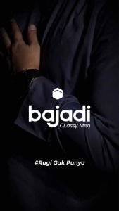 Bajadi Jubah Pria Dakuto Series Hitam Panjang Slimfit Premium Gamis Muslim Dewasa Kualitas Tinggi