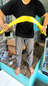Spakbor Depan Trail Honda WIN Kuning & Aksesoris Motor Trail