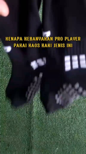 Kaos Kaki Avo Pendek Anti Slip Sepak Bola Futsal Hitam Putih