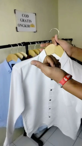 Promo Kemeja Pria Terbaru Paket Isi 3 PCS Kemeja Lengan Panjang Slimfit Katun Premium