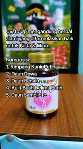 Naturindo Herbal Detox Kista & Myom - Kapsul Herbal Alami 50 Kapsul