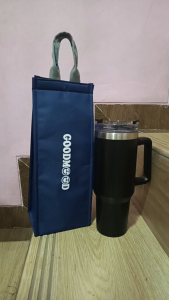 Tas Praktis tas Tumbler/Mug Jumbo 2 liter Tempat Botol Minum sekolah kerja Kuliah Traveling Liter Tas Souvenir tote thermal berlapis aluminium foil