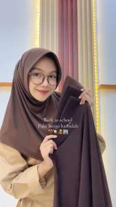 Hijab Sport Pet Tebal Bergo Sport || Bergo Sekolah Ukuran M Jilbab Olahraga Pet Tebal Best Bergo Sport Size M || Jilbab Instant Pet Besar M || Hijab Sporty Polos Menutupi Dada || Bergo Sport Ukuran M