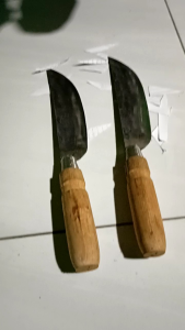 Pisau Dapur Super Tajam: Pisau Potong Daging Asli Pande Bahan Baja Asli & Pisau Dapur Cincang Daging