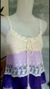 Violet Dress/Mini Dress Lavender Import Branded