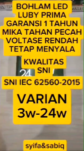 BOHLAM LED / LAMPU LED LUBY PRIMA PAKET 10 PCS