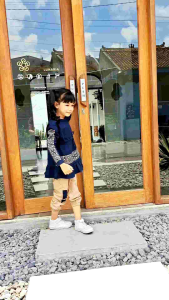 SETELAN ANAK PEREMPUAN FAZA ONE SET DRESS USIA 3-12 TAHUN HOOFLAKIDS