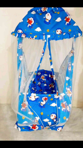 Fullset Ayunan Bayi Kelambu Resleting + Per 2 + Hanger Segitiga