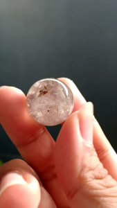 Quartz / ควอตซ์ 🧡🧙 #RQ2 #ทรงกลม ขนาด 20 mm หินธรรมชาติ หินสะสม