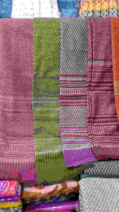 ผ้าซิ่น หมักโครง ผ้าทอมือ หน้ากว้าง 2 หลา สีไม่ตก
