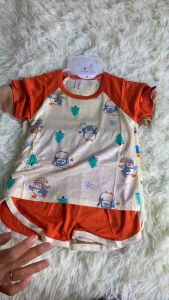 Bộ cộc tay thun lạnh hoạ tiết cho bé bộ tay ngắn thun lạnh cho bé trai và bé gái từ 6kg đến 16kg [016]