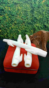 once pipa tulang kerbau ukir bambu petuk A26