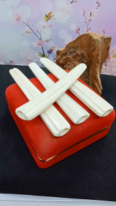 Sedotan A21: Sedotan Tulang Kerbau Motif Semi Belimbing