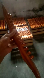 tongkat guasha spa tradisional asli kayu 26 ball / natural beech gua sha massage double 26 breads