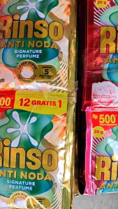Rp 500 Beli 12 gratis 1 Rinso anyi noda signature perfume sabun cuci pakaian detergent sabun cuci baju