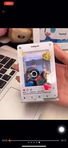 ACRYLIC PHOTO FRAME/PICTURE POLAROID CASING 小红书同款情侣立体相框