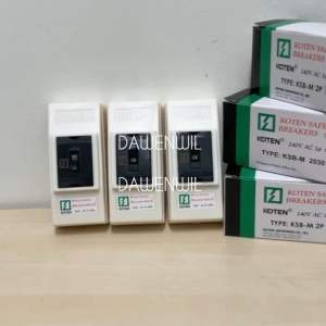 KOTEN KSB-M Mini Safety Breaker 2 Pole | 10A | 20A | 30A | Dawenwil