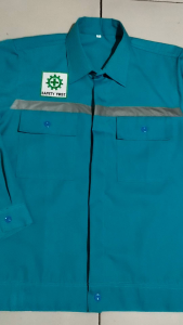 Kemeja Kerja Proyek Safety & Baju Wearpack Kerja Pria Tangan Panjang