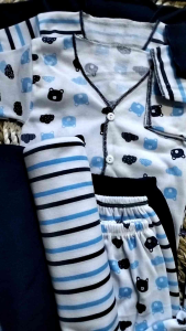 Terbaru Paket Hemat 30 Pcs Baju Bayi Seri Navy Usia 0-3 Bulan