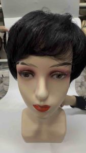 ทรงผมผู้ชาย เส้นผมจริง แท้100% ทรงผมสั่ง สามารถตัดแต่งได้ T02